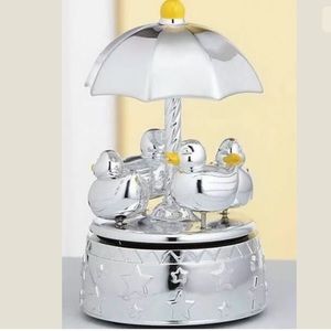 Reed And Barton Duckie Carousel Music Box